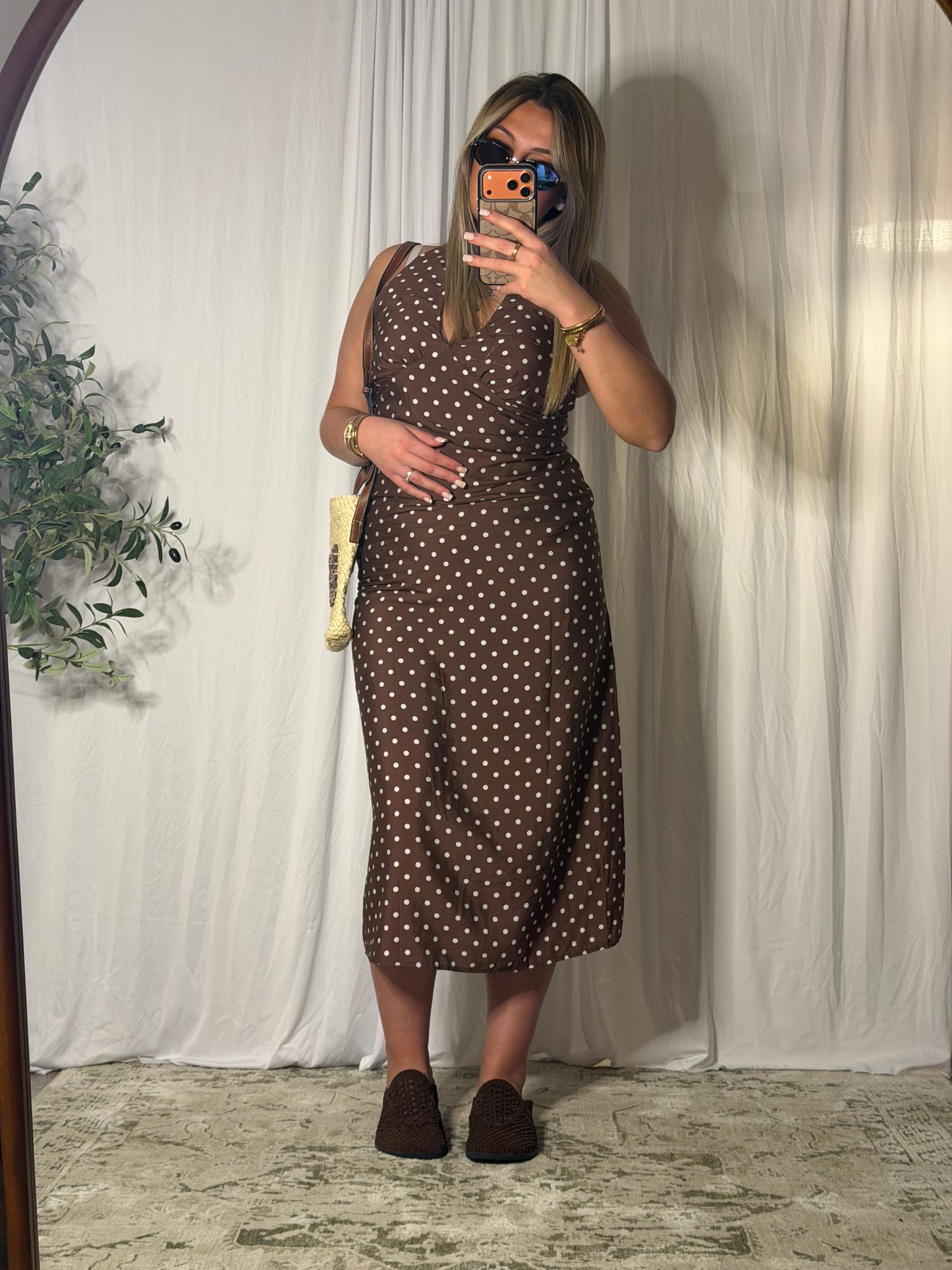 Robe à pois